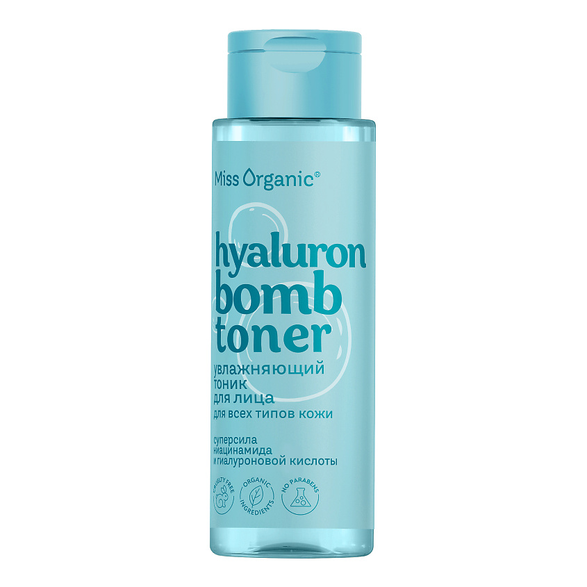 Изображение товара Увлажняющий тоник для лица HIALURON BOMB TONER 190 мл MISS ORGANIC