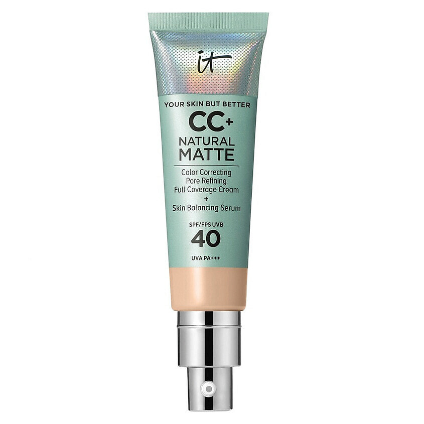 Изображение товара IT COSMETICS CC+ крем с матовым финишем и SPF40 Your Skin But Better Natural Matte, Light cool