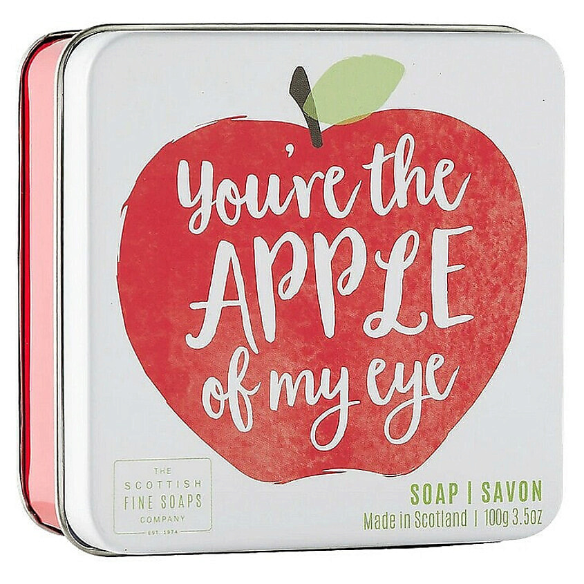Изображение товара SCOTTISH FINE SOAPS Мыло в декоративной мыльнице You're the Apple of My Eye, 100 г