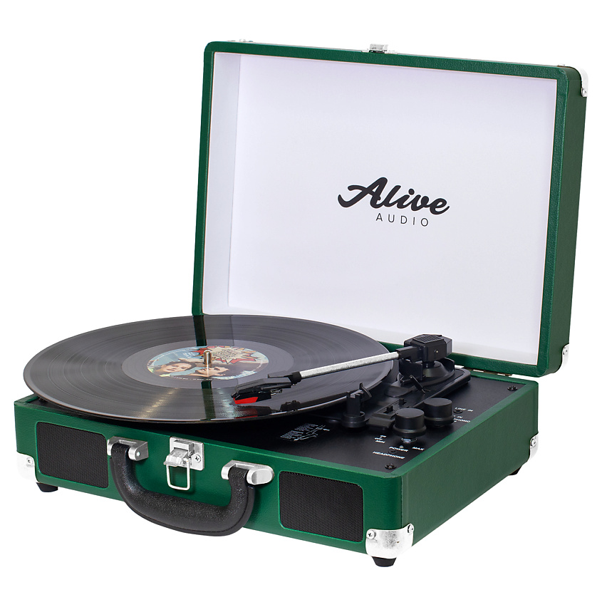 Изображение товара ALIVE AUDIO Виниловый проигрыватель GLAM Pine c Bluetooth, 1 шт.