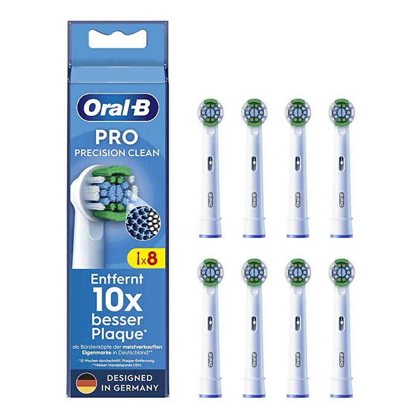 Изображение товара ORAL-B Насадки для электрической зубной щетки Precision Clean, 8 шт.