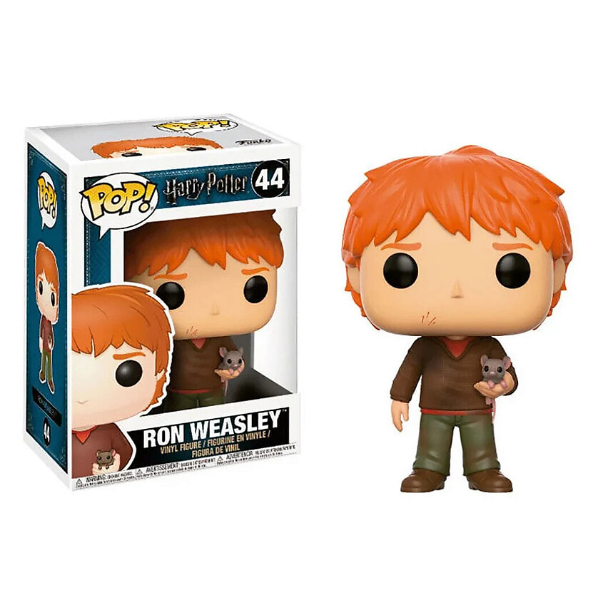 Изображение товара Фигурка Harry Potter Рон Уизли со Скабберсом Funko 9 см коллекционная