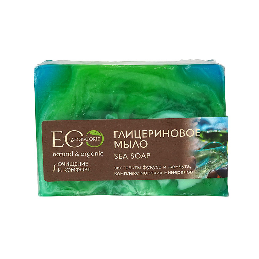 Изображение товара EO LABORATORIE Мыло глицериновое "SEA SOAP", 130 гр