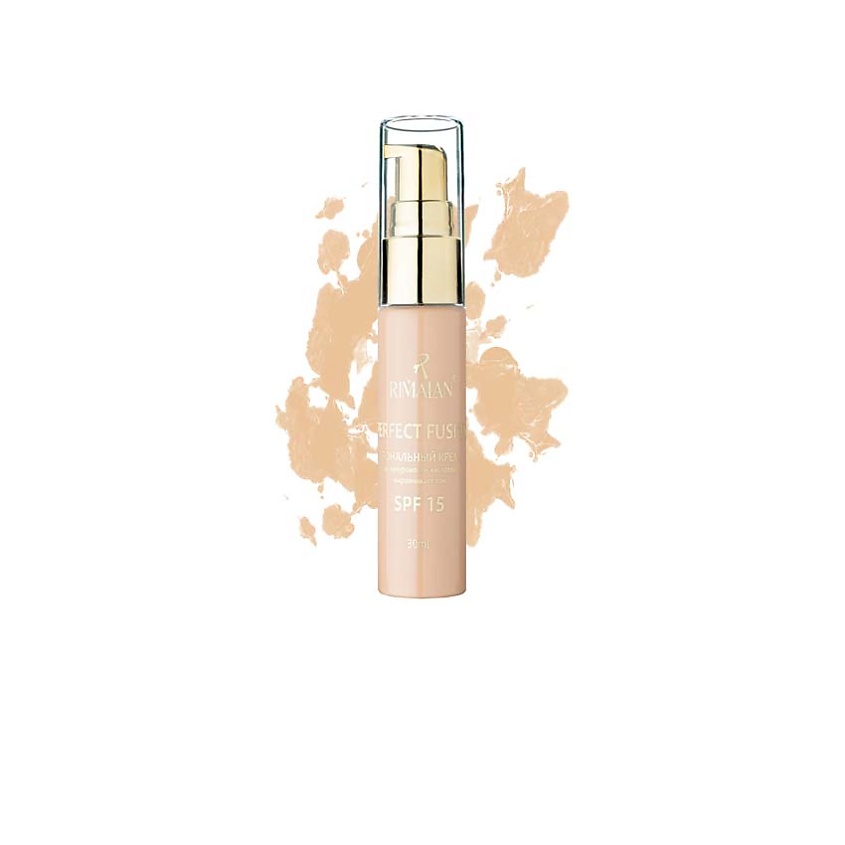 Изображение товара RIMALAN Тональный крем с гиалуроновой кислотой, SPF 15, PERFECT FUSION, слоновая кость