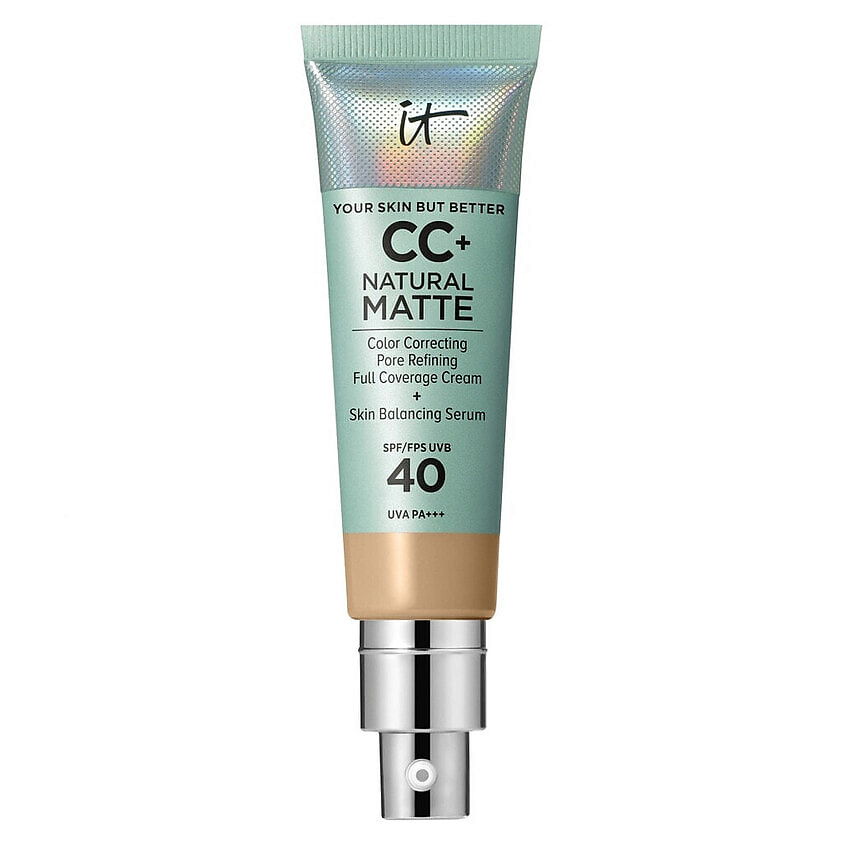 Изображение товара Многофункциональный CC-крем IT Cosmetics Your Skin But Better Natural Matte SPF40 для жирной кожи