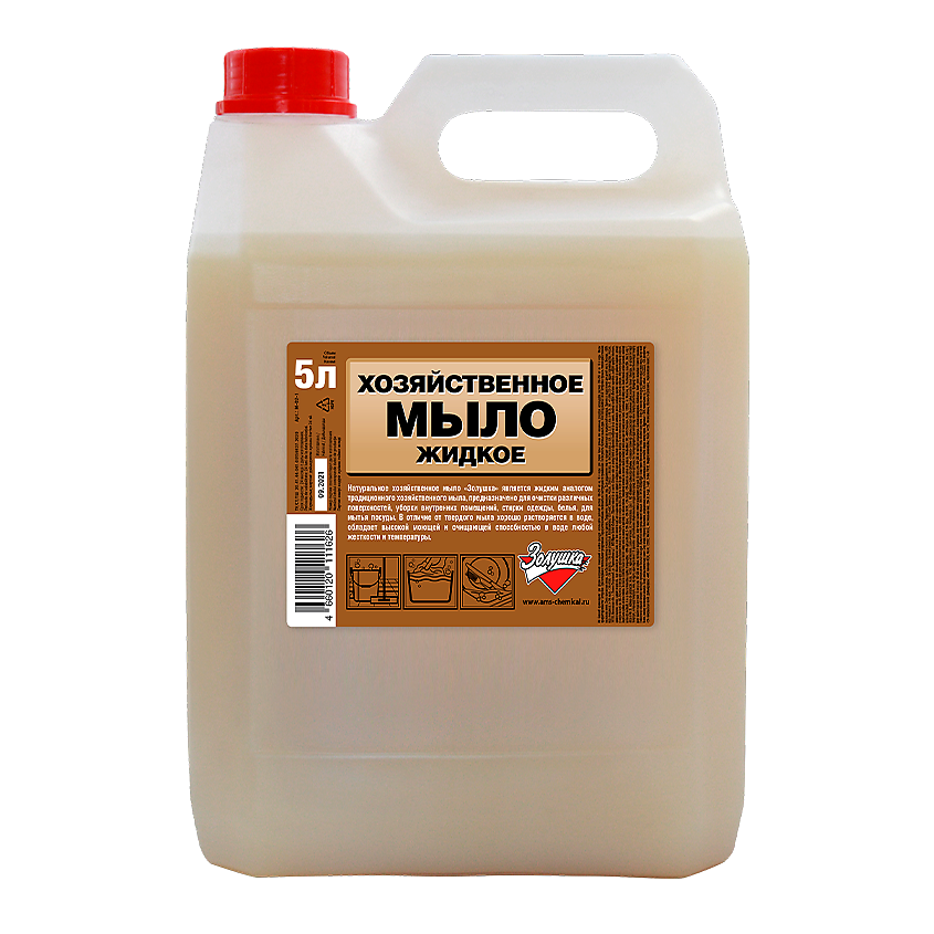 Изображение товара ЗОЛУШКА Мыло хозяйственное жидкое, 5 л