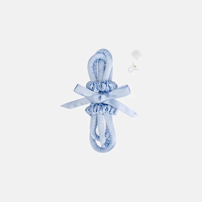 Изображение товара Мягкие бигуди JILLAS slim elegant голубого цвета для красивых локонов