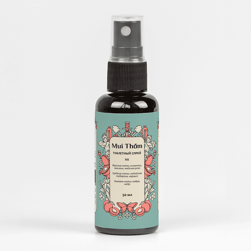 Изображение товара MUI THOM Освежитель воздуха № 7, туалетный спрей парфюмированный, 50 мл
