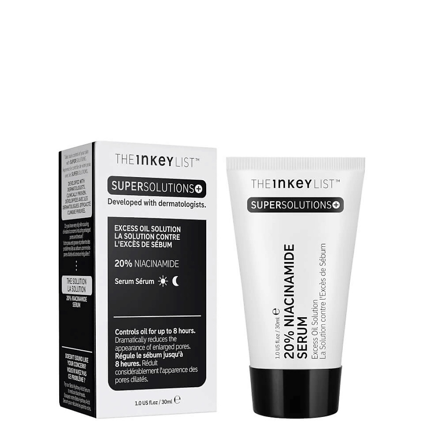 Изображение товара THE INKEY LIST Себорегулирующая сыворотка SuperSolutions 20% Niacinamide , сужающая поры, 30 мл