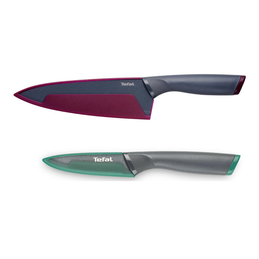 Изображение товара Набор ножей TEFAL Fresh Kitchen K122S205 15/9 см нержавеющая сталь антипригарное покрытие