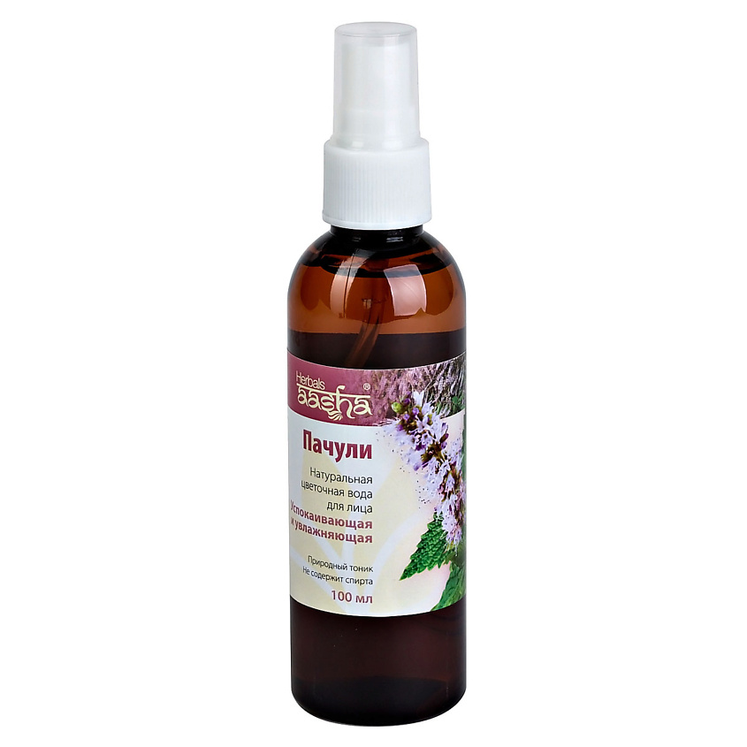 Изображение товара AASHA HERBALS Цветочная вода Пачули, 100 мл