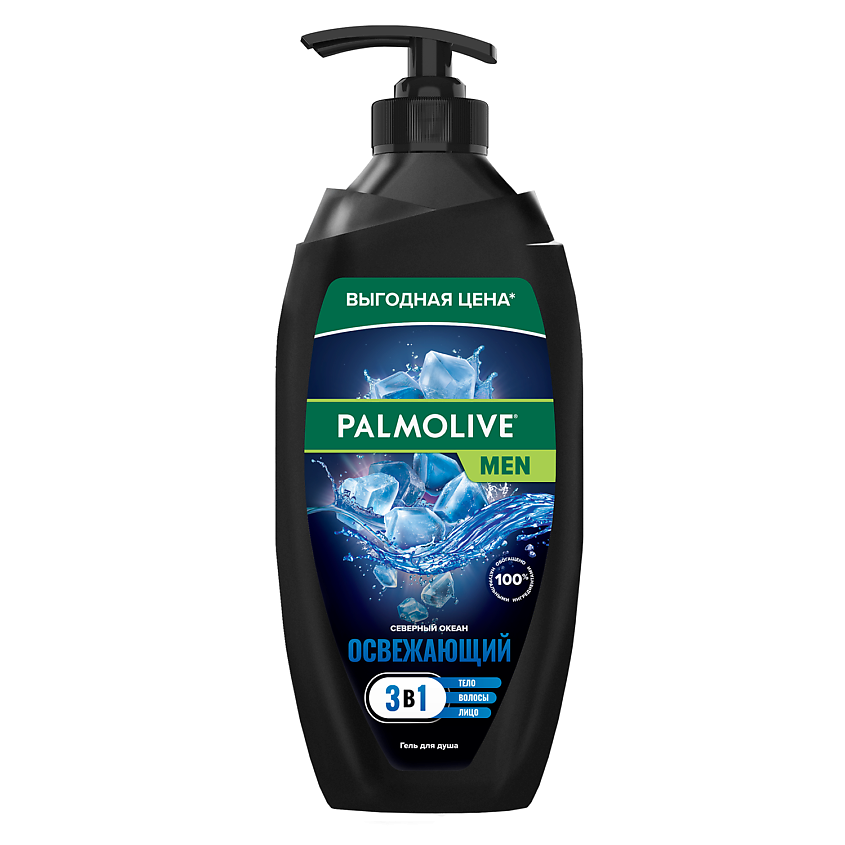 Изображение товара PALMOLIVE Гель для душа FOR MEN 3в1 Северный Океан, 750 мл