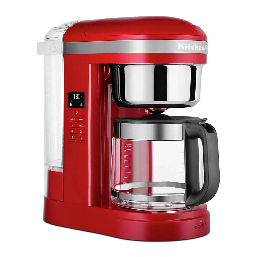 Изображение товара Кофеварка KitchenAid 5KCM1209EER из металла с функциями программирования и поддержания тепла