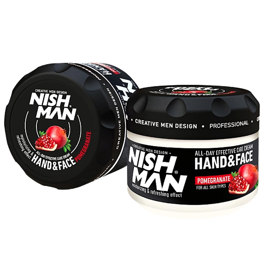 Изображение товара NISHMAN Увлажняющий крем для лица и рук с ароматом Граната, 300 мл
