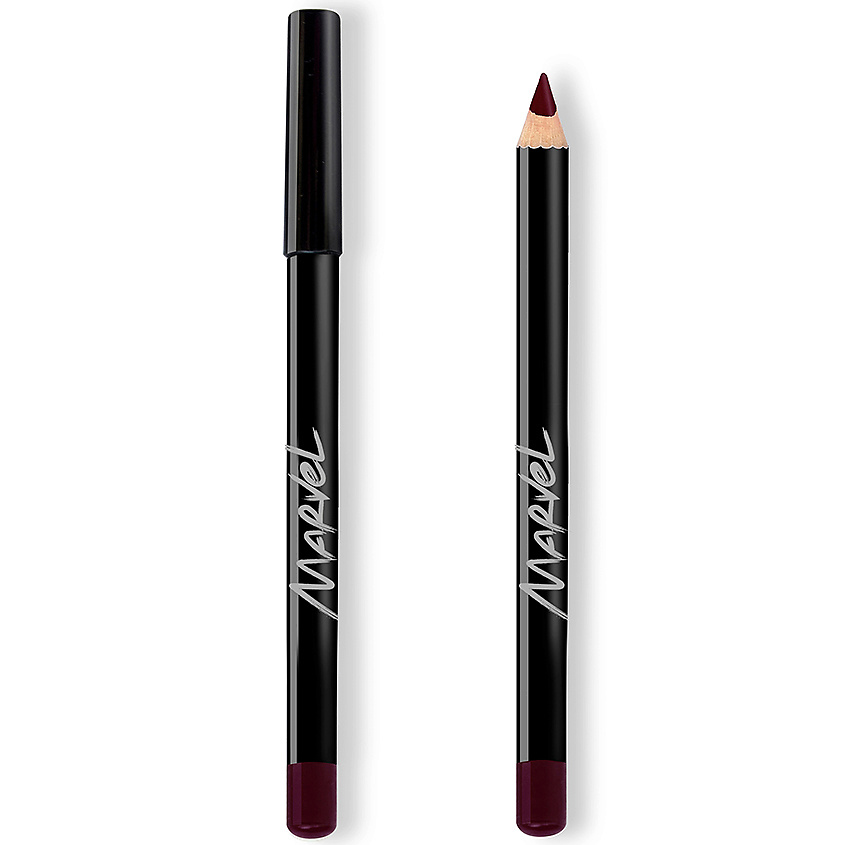 Изображение товара Карандаш для губ MARVEL COSMETICS брусничный стойкий и мягкий дизайн