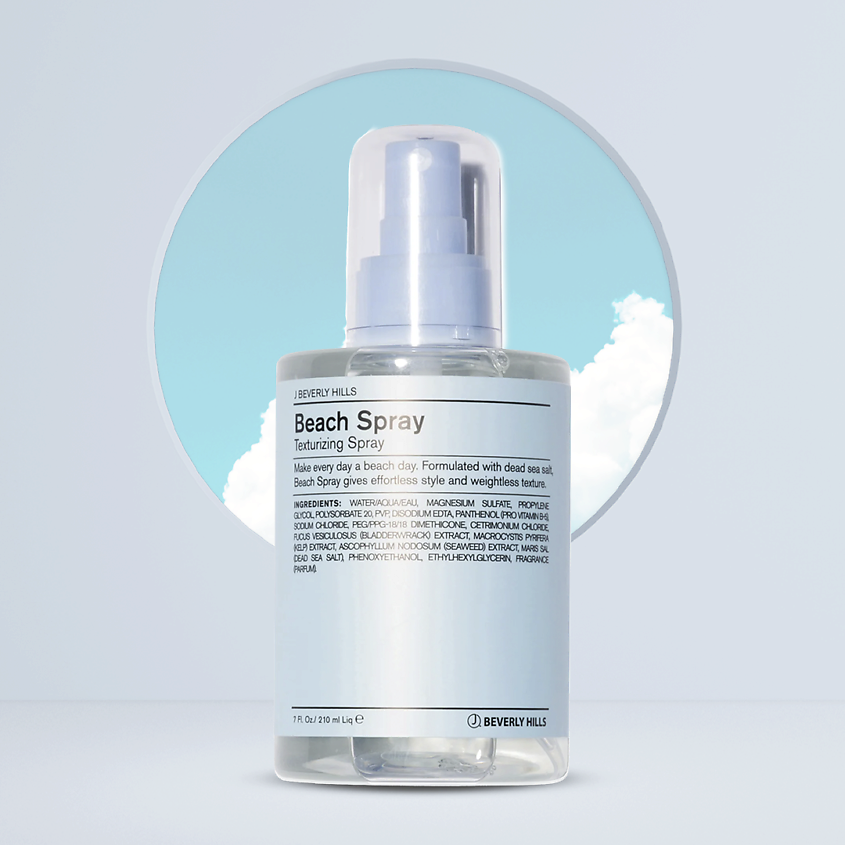 Изображение товара J BEVERLY HILLS Спрей текстурирующий с морской солью Beach Spray Texturing Spray, 210 мл