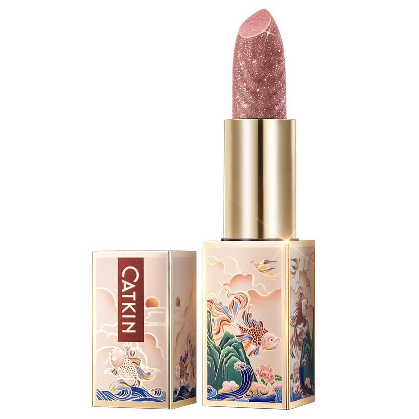 Изображение товара CATKIN Бальзам для губ с мерцанием 13 Море звезд натуральные масла шикарное сияние