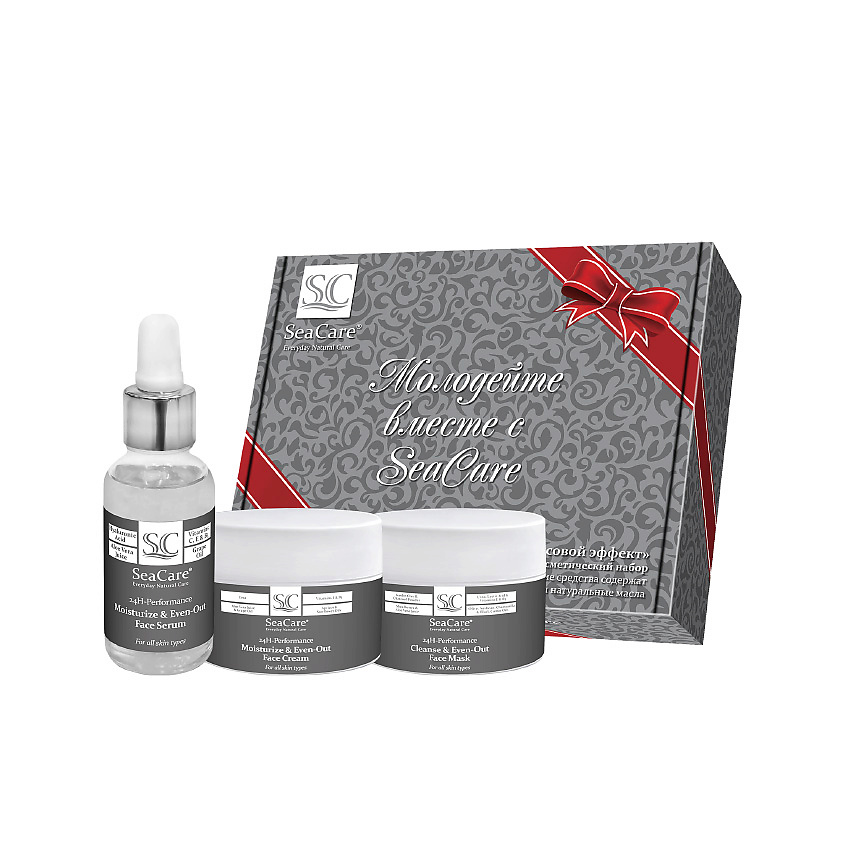 Изображение товара SEACARE 24-часовой эффект женский косметический набор №2, 50 мл + 30 мл + 50 мл