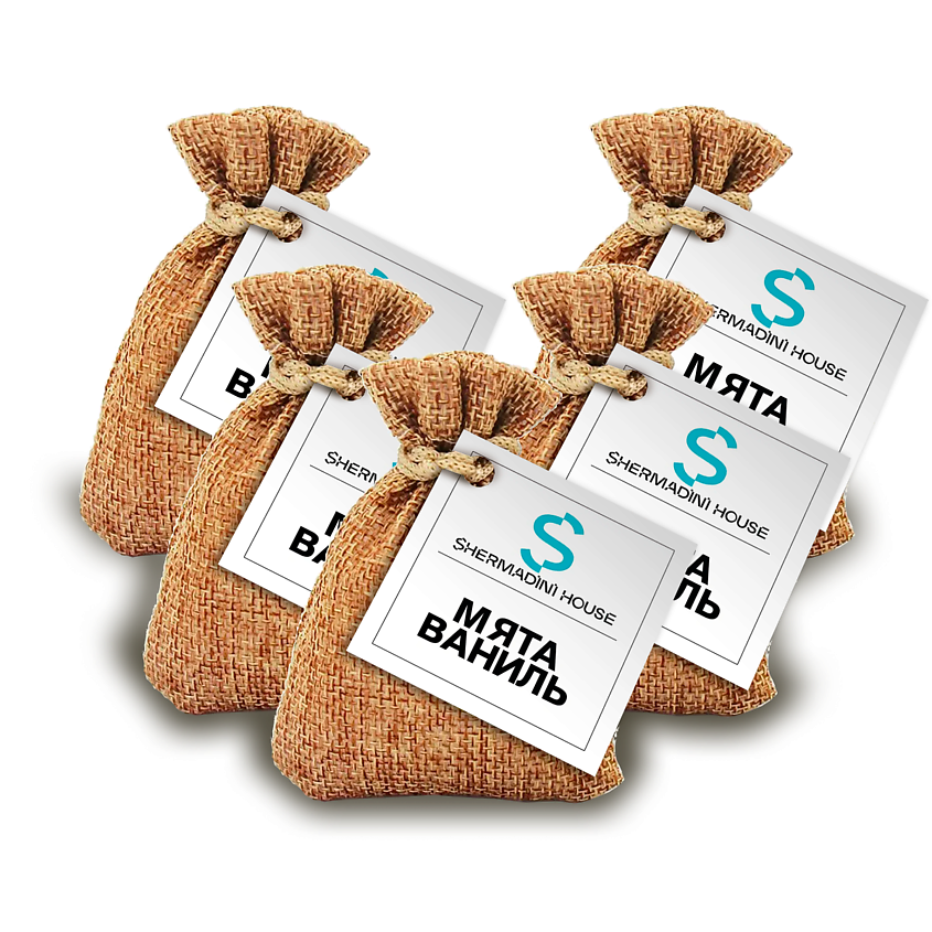 Изображение товара Ароматические саше SHERMADINI HOUSE мята и ваниль 5 шт. натуральный соевый воск