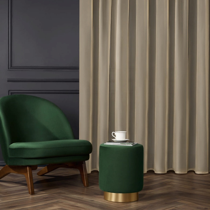 Изображение товара ARYA HOME COLLECTION Тюль Вуаль Veo ШхВ 200х250 2010, Тюль Вуаль Arya Veo ШхВ 200х250 2010 Темно - бежевый