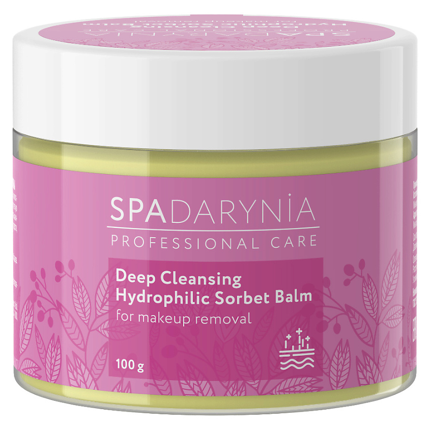 Изображение товара SPADARYNIA Бальзам-сорбет для снятия макияжа глубоко очищающий гидрофильный, 100 г