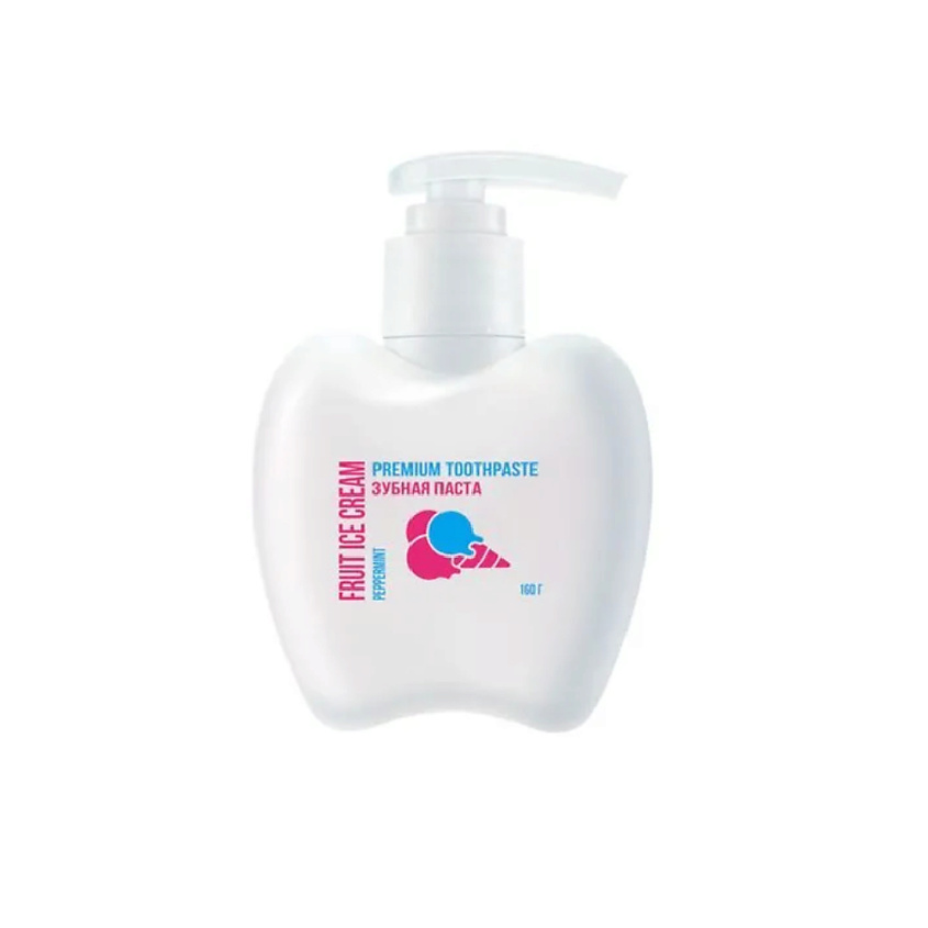 Изображение товара POLLY Зубная паста Premium мороженое и перечная мята 160 г натуральный уход за полостью рта