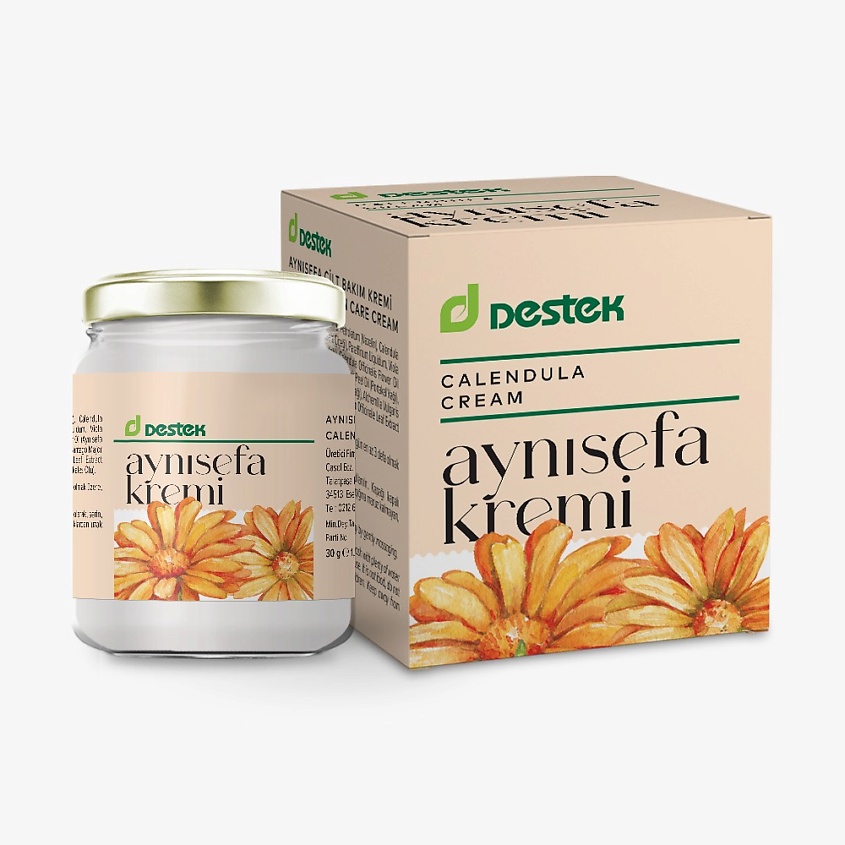 Изображение товара DESTEK Крем с маслом календулы для сухой, обезвоженной кожи, питание, увлажнение, 30 мл