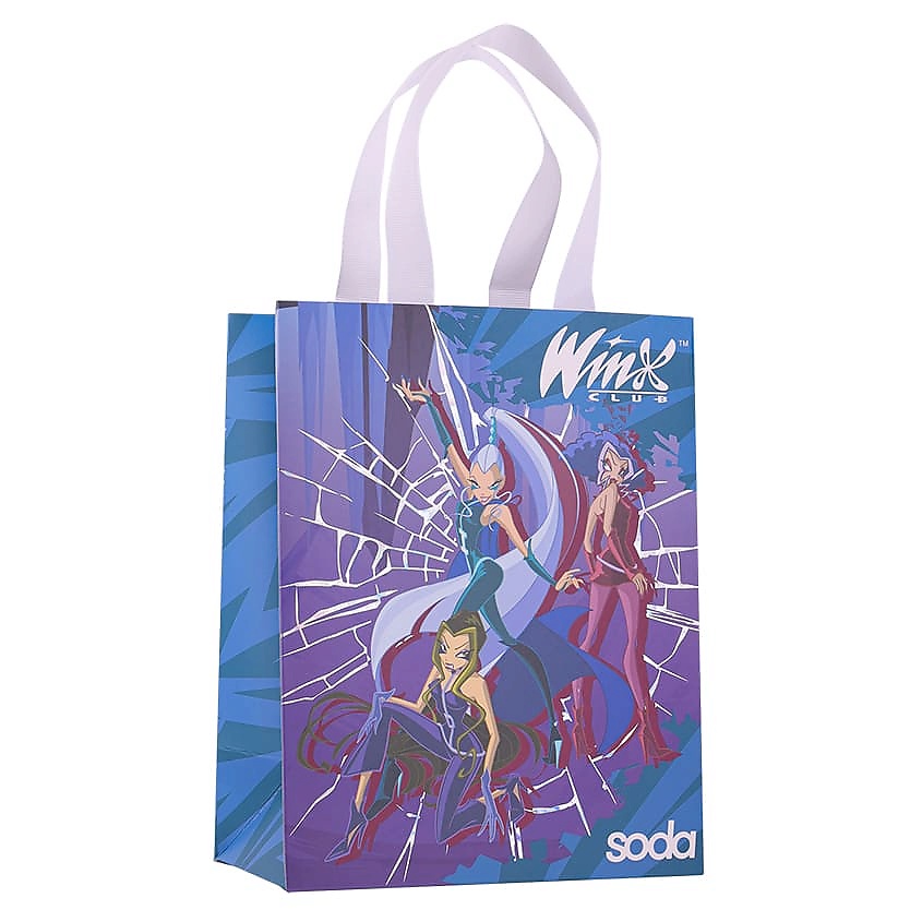 Изображение товара Подарочный пакет TRIX #magicalpower 180x230x100 мм стильный яркий картонный