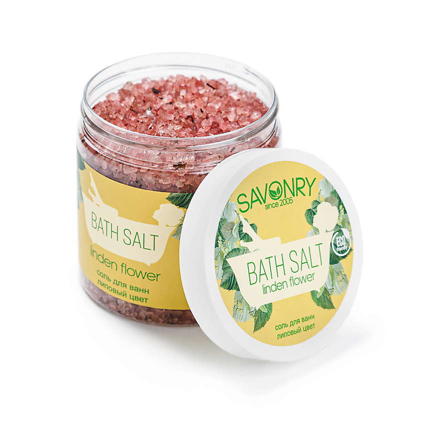 Изображение товара SAVONRY Соль для ванны "Липа", 600 г