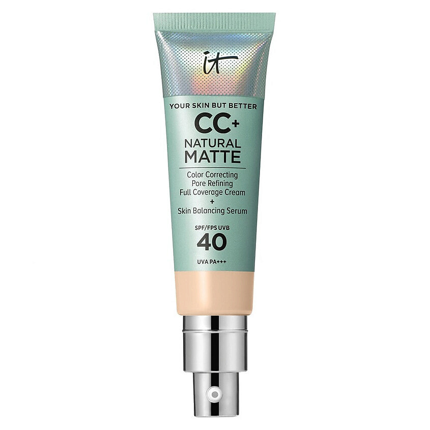 Изображение товара IT COSMETICS CC+ крем с матовым финишем и SPF40 Your Skin But Better Natural Matte, Fair Beige