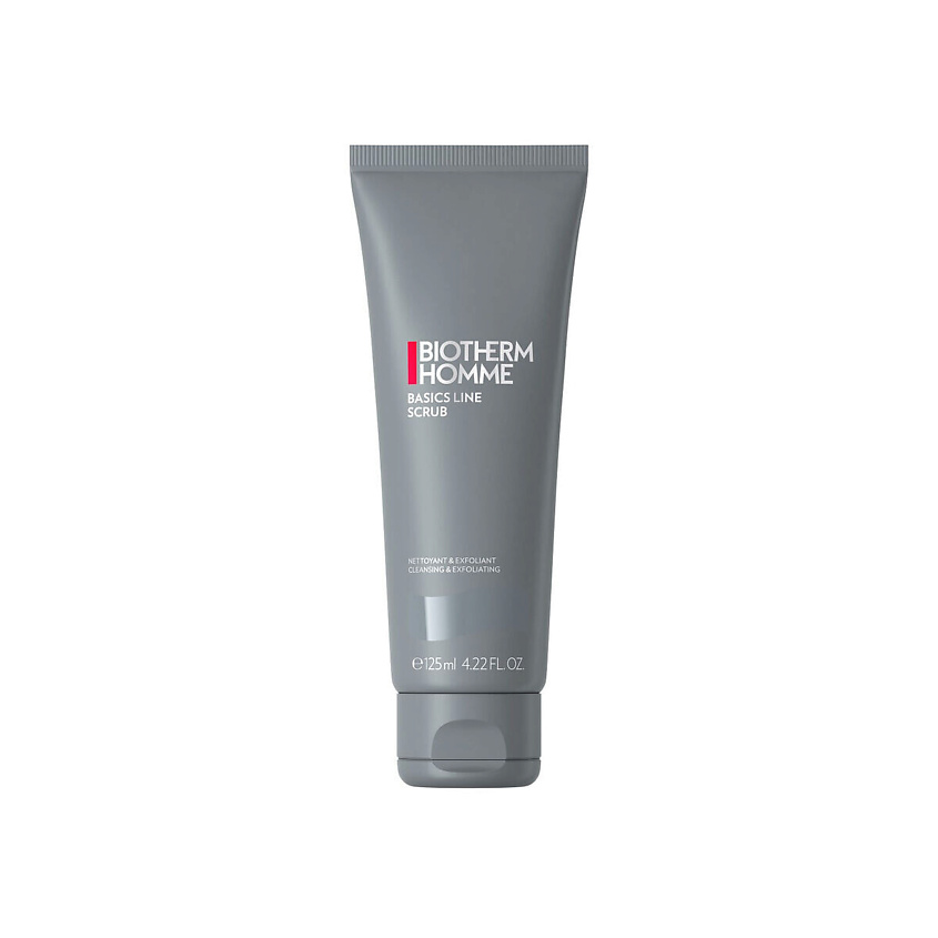 Изображение товара BIOTHERM Очищающий и отшелушивающий гель-скраб Homme Basic Line для мужчин, 125 мл