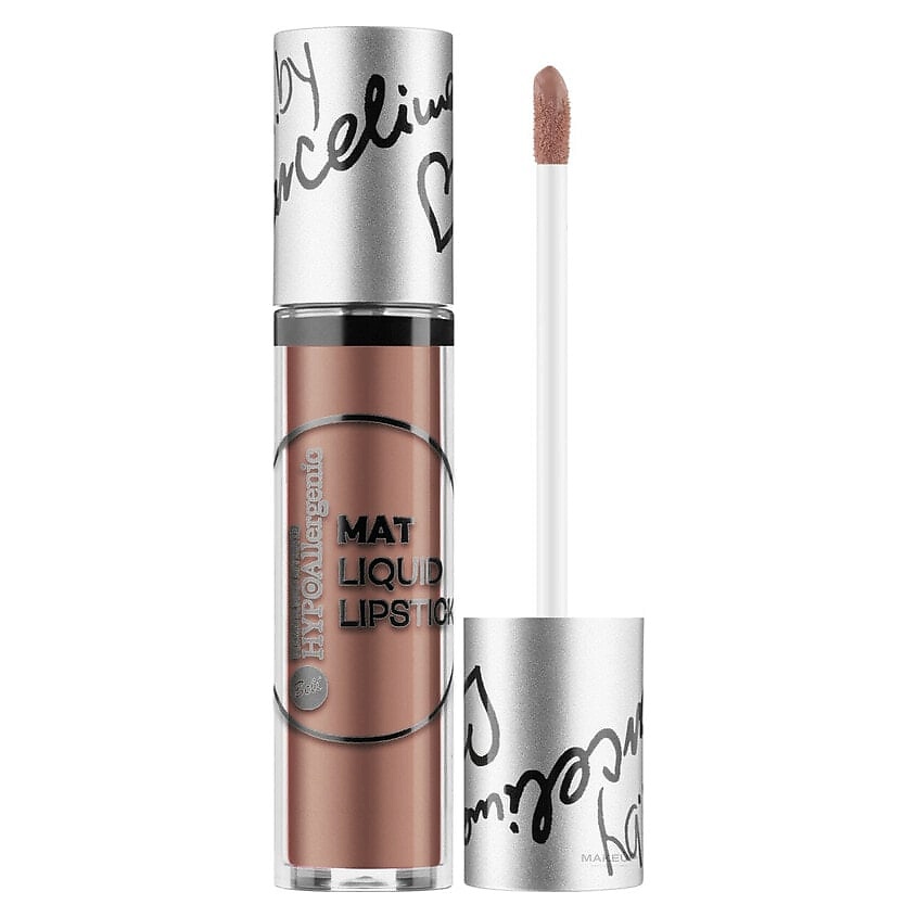 Изображение товара BELL Жидкая помада Hypoallergenic Mat Lip Liquid 006 от Marcelina для чувствительной кожи