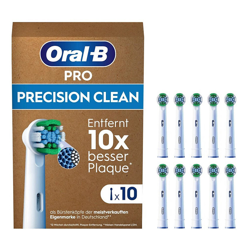 Изображение товара ORAL-B Precision Clean Насадки для электрической зубной щетки 10 шт