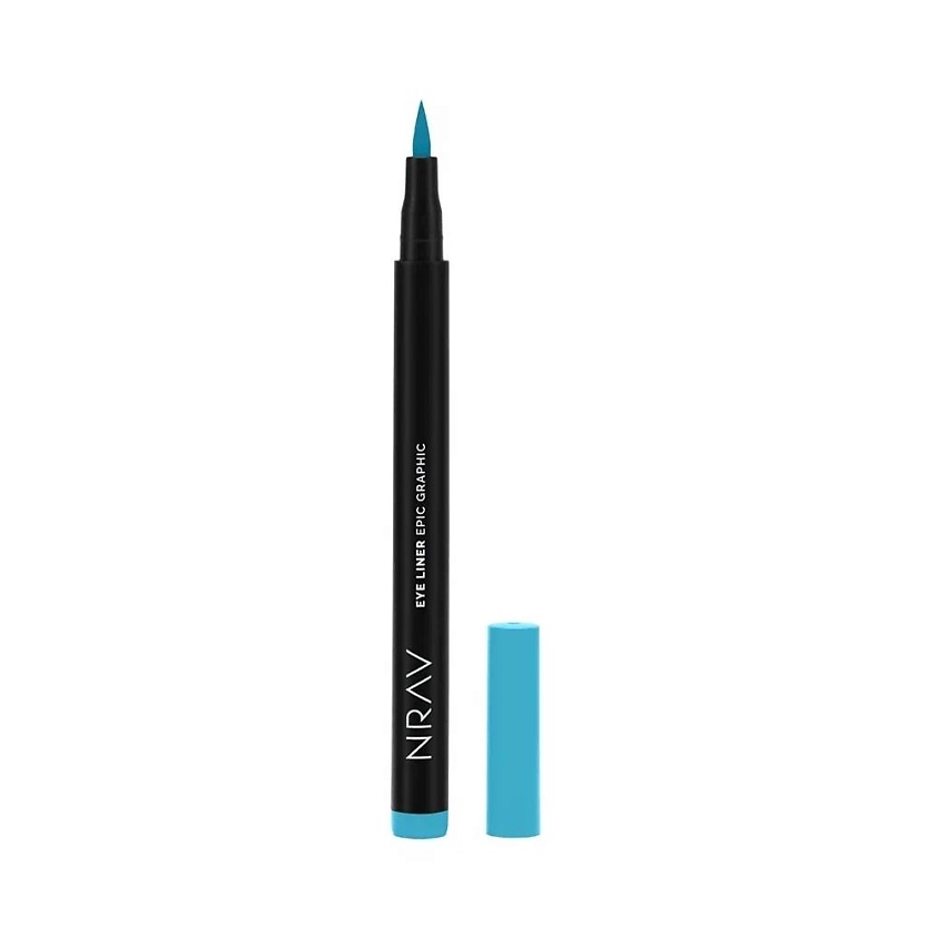 Изображение товара NRAV Жидкая подводка маркер EYE LINER EPIC GRAPHIC, голубой