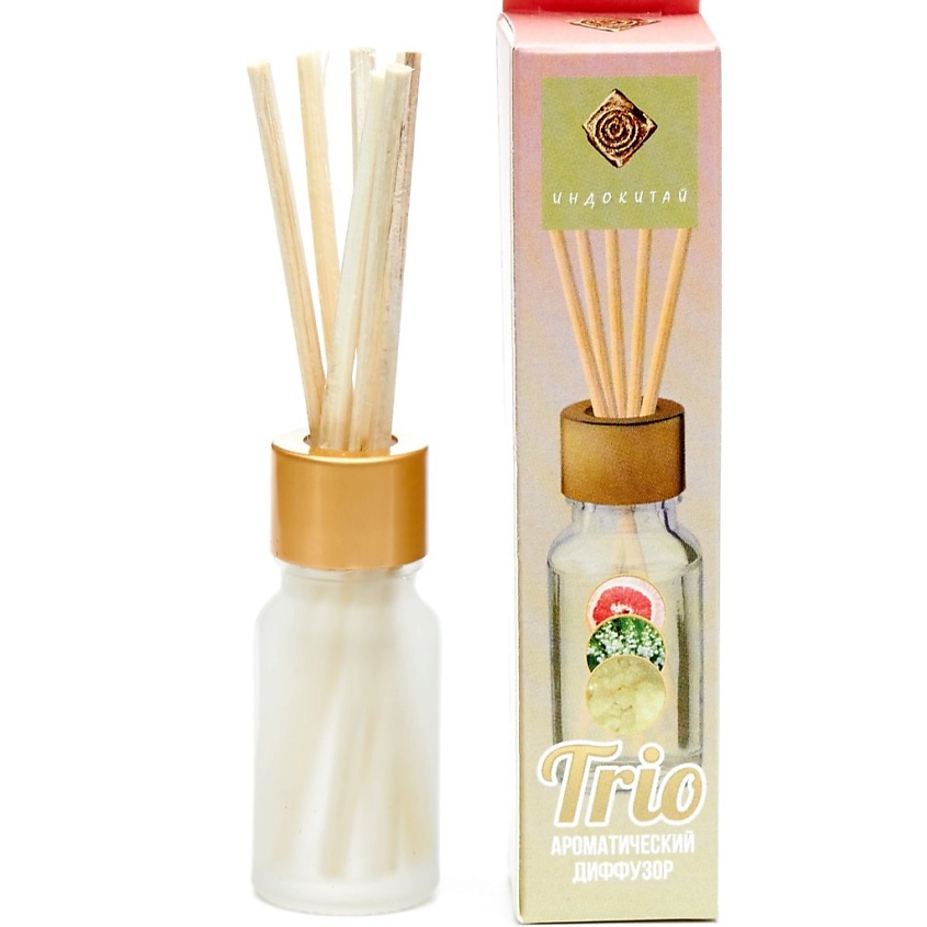 Изображение товара ИНДОКИТАЙ Аромадиффузор. Розовый грейпфрут, ландыш, мускус, 10 мл