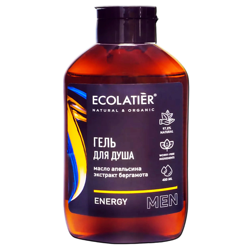 Изображение товара ECOLATIER Мужской гель для душа Energy, 400 мл