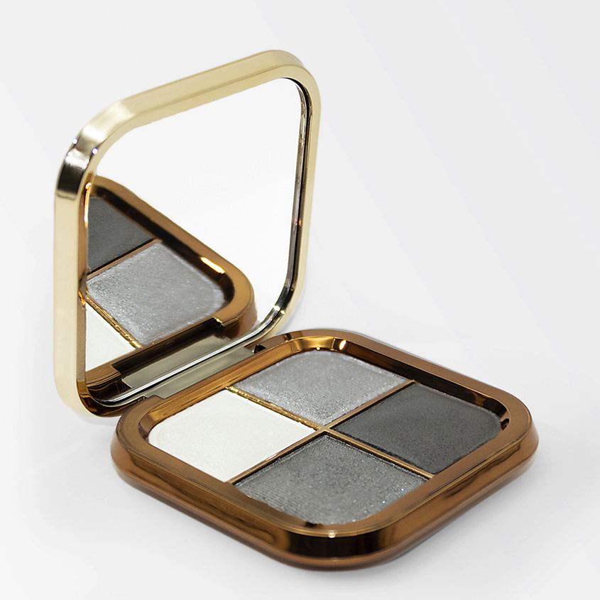 Изображение товара Набор теней для век MODAPOP 4 оттенка с блестками и зеркалом