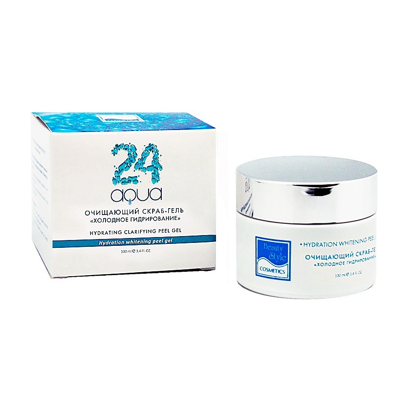 Изображение товара BEAUTY STYLE Очищающий пилинг-гель холодное гидрирование Аква 24, 100 мл