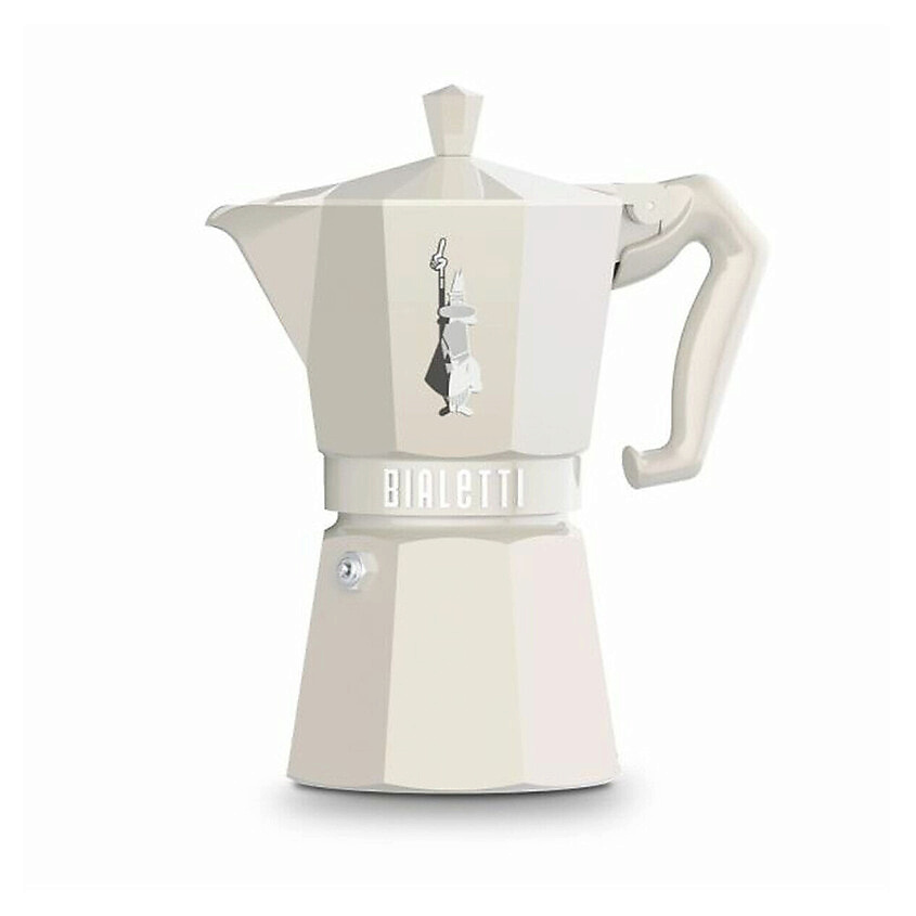 Изображение товара Кофеварка Bialetti MOKA EXCLUSIVE CREAM 6T алюминиевая 6 чашек стильная