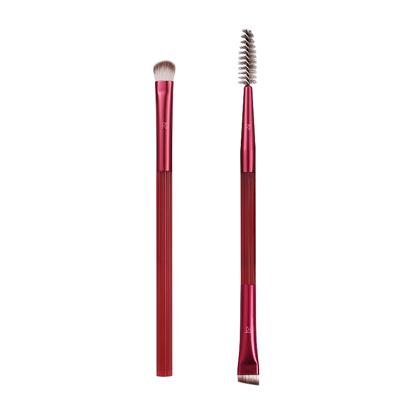 Изображение товара REAL TECHNIQUES Набор кистей для макияжа глаз и бровей Solar Power Smolder Eye + Brow Duo, 2 шт.