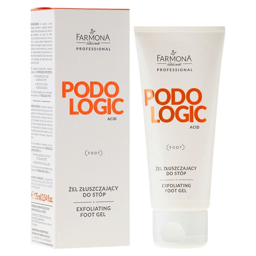 Изображение товара FARMONA Гель-эксфолиант для ног Podologic Acid Foot Gel Exfoliating, 75 мл