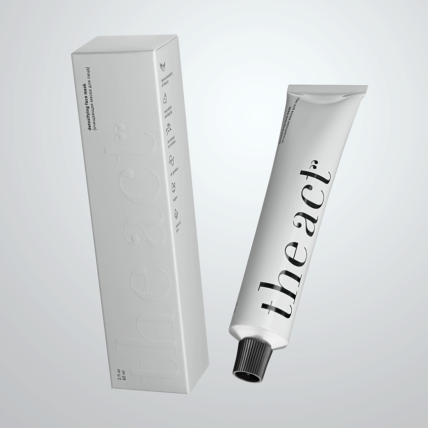 Изображение товара THE ACT Маска для лица глиняная очищающая, 65 мл