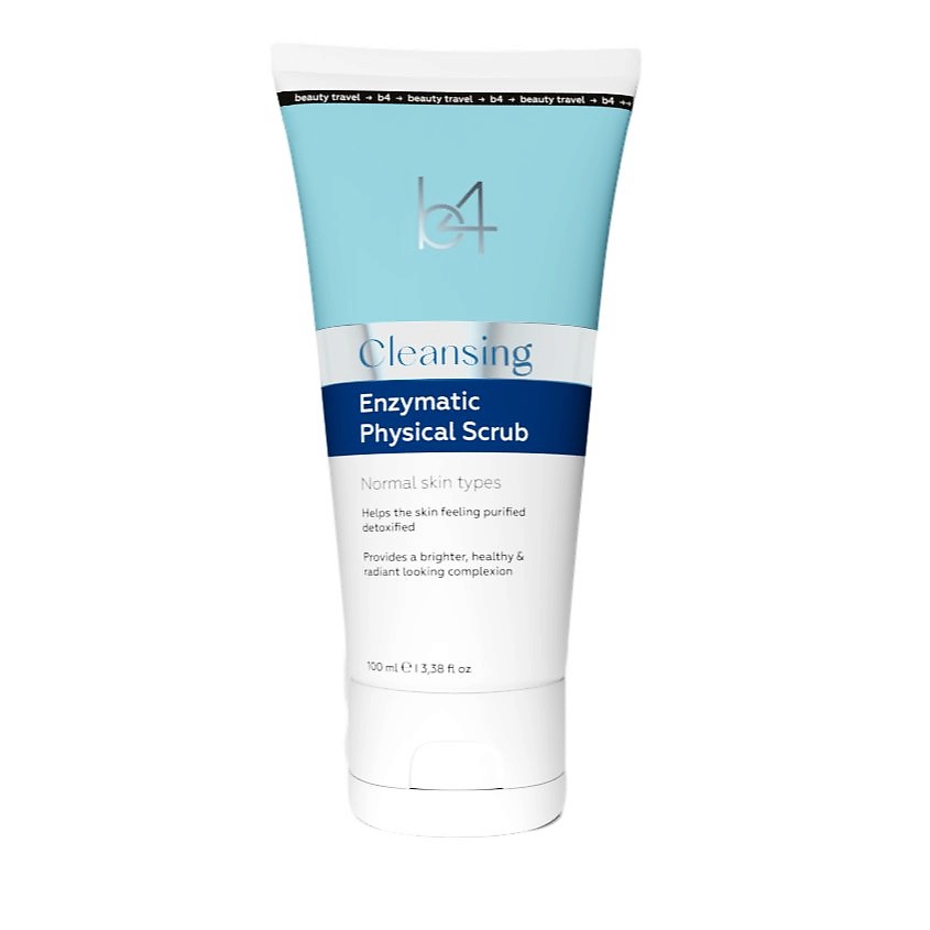 Изображение товара B4 Энзимный физический скраб для лица, 100 мл