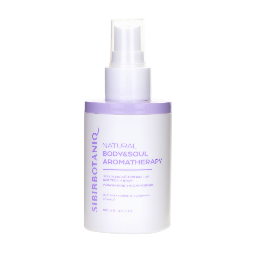 Изображение товара SIBIRBOTANIQ Аромаспрей для души и тела с экстрактом граната и родиолы розовой, 100 мл