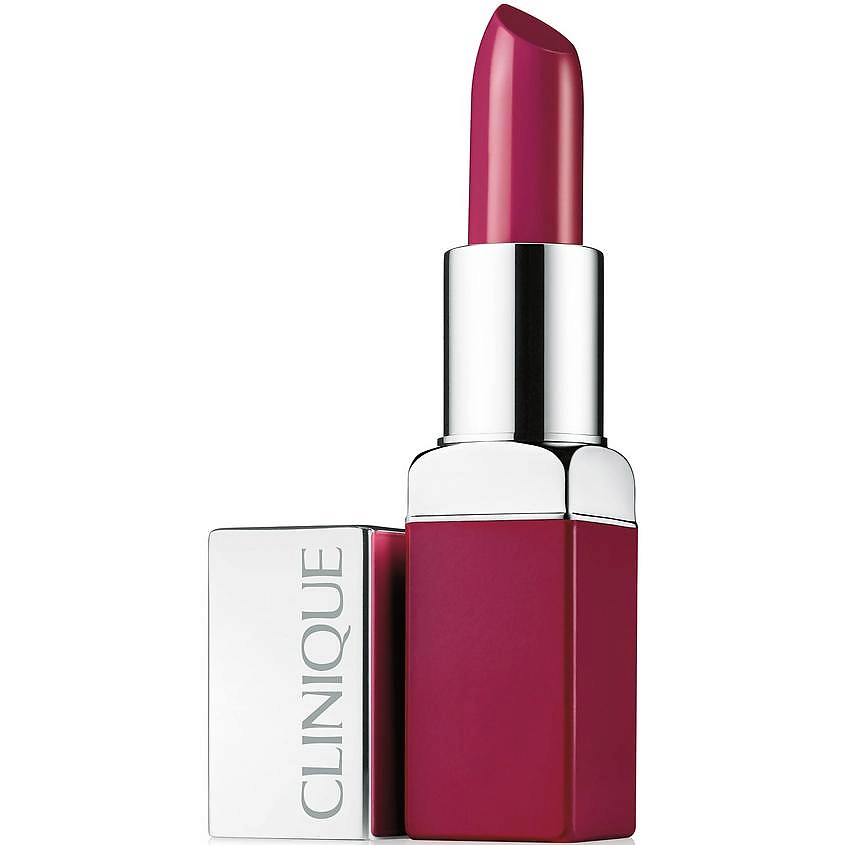 Изображение товара CLINIQUE Помада для губ POP Lip Colour + Primer, № 24 Raspberry Pop, 3.9 г
