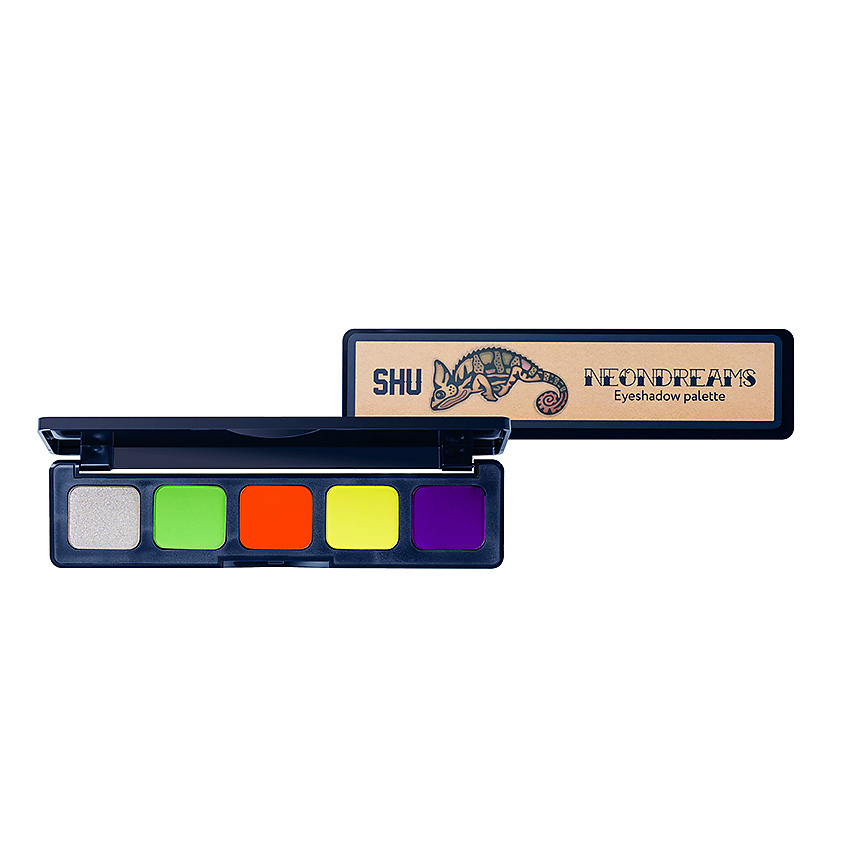 Изображение товара SHU Палетка теней для век Palette Neondreams, № 162 Радужный Мир, 7,7 г