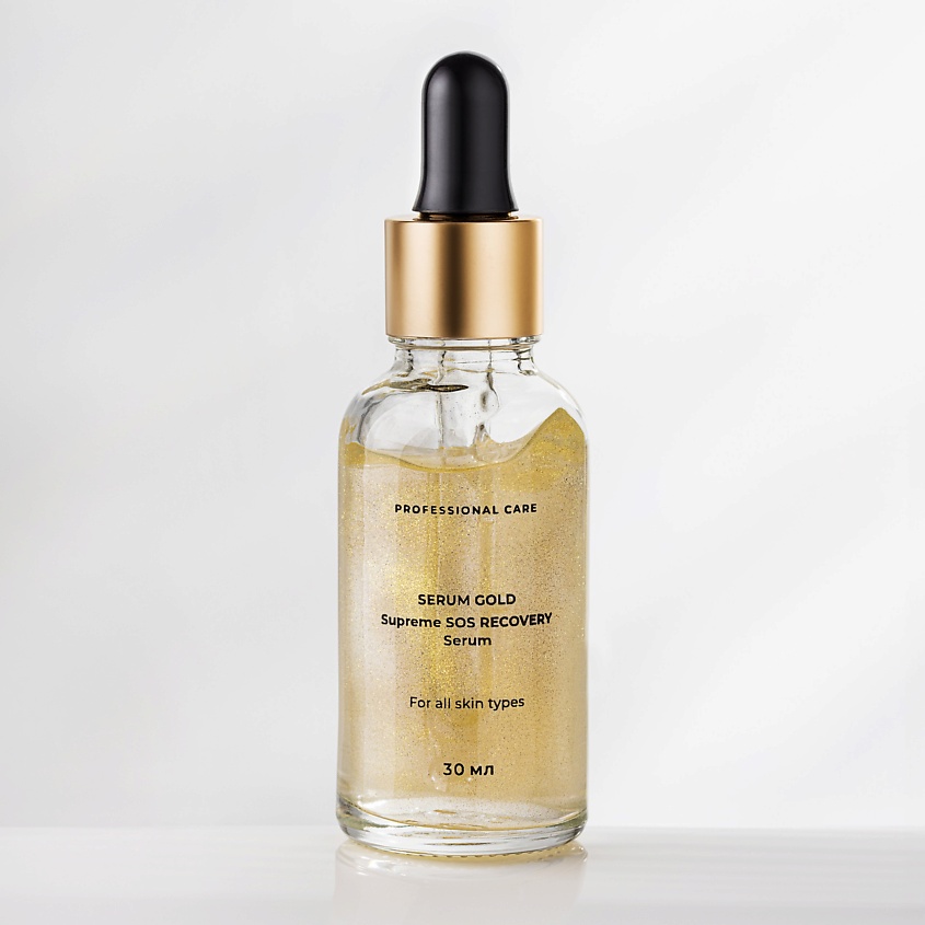 Изображение товара ZAMOTIN MANUFACTURA SERUM GOLD SOS Recovery Гель-сыворотка для лица экспресс-восстановление кожи, 30 мл