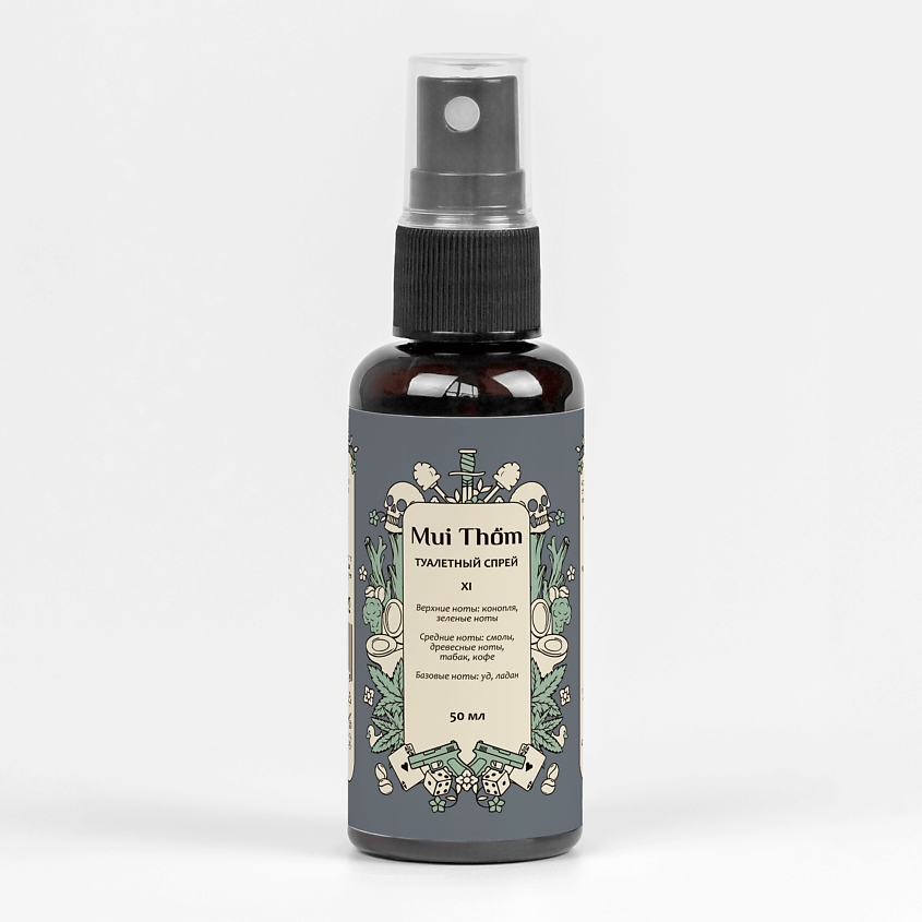 Изображение товара MUI THOM Освежитель воздуха № 11, туалетный спрей парфюмированный, 50 мл