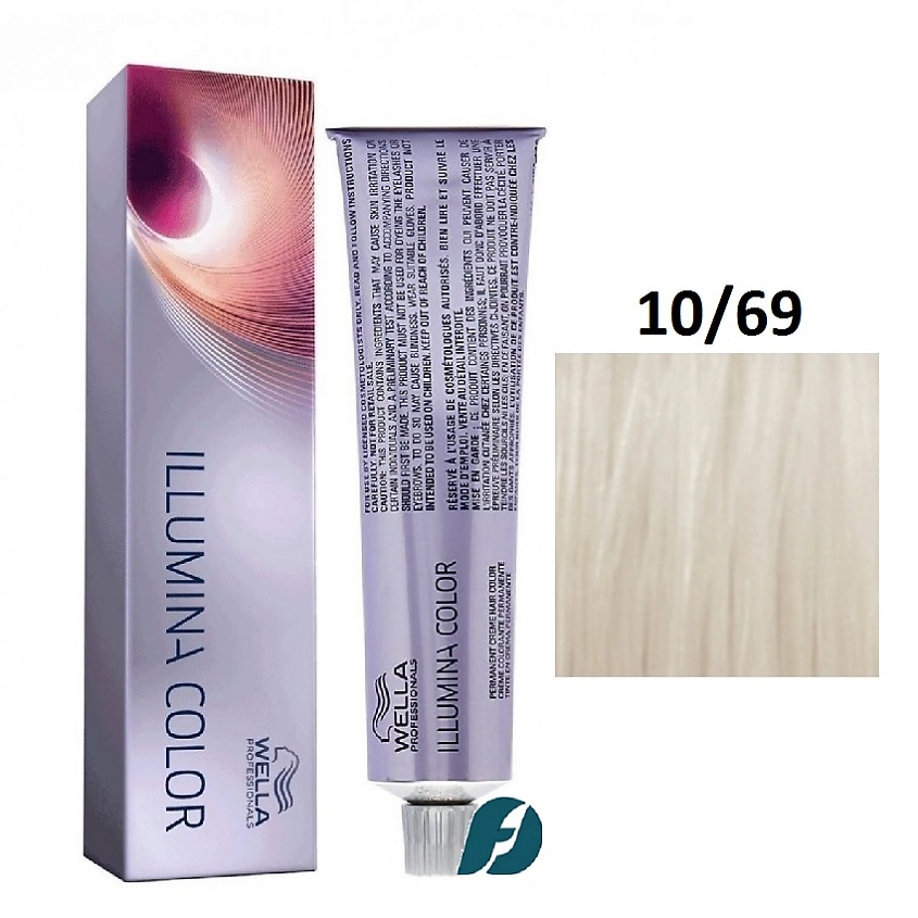 Изображение товара WELLA PROFESSIONALS Крем-краска Illumina Color 10/69 фиолетовый блонд