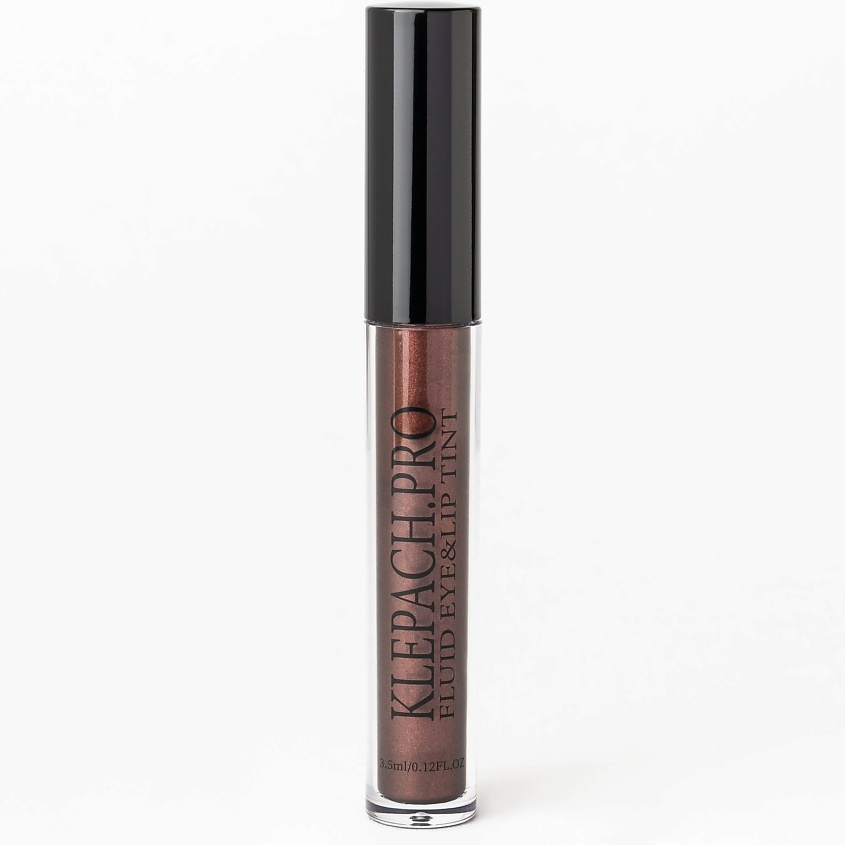 Изображение товара KLEPACH.PRO Жидкие тени для век сатиновые, 14 - Модный Милан, оттенок металлик красно-коричневый